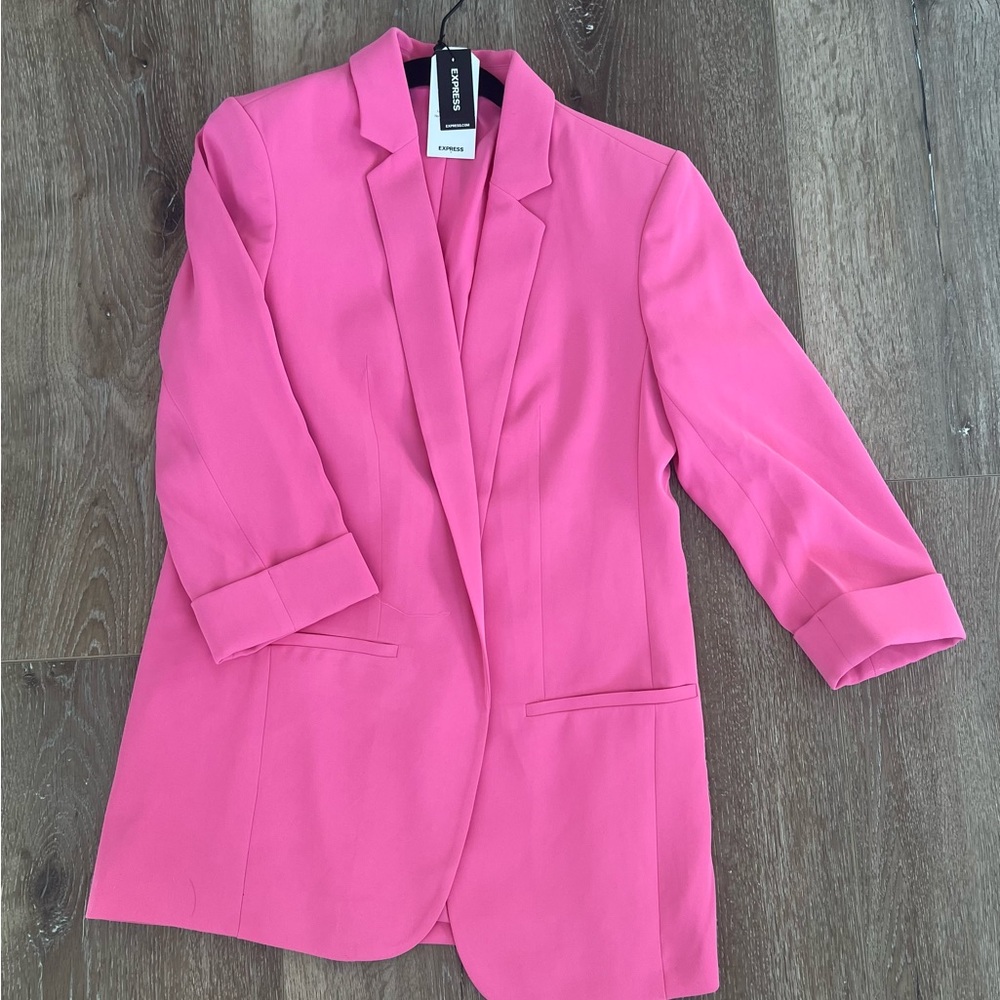 Express hot pink blazer